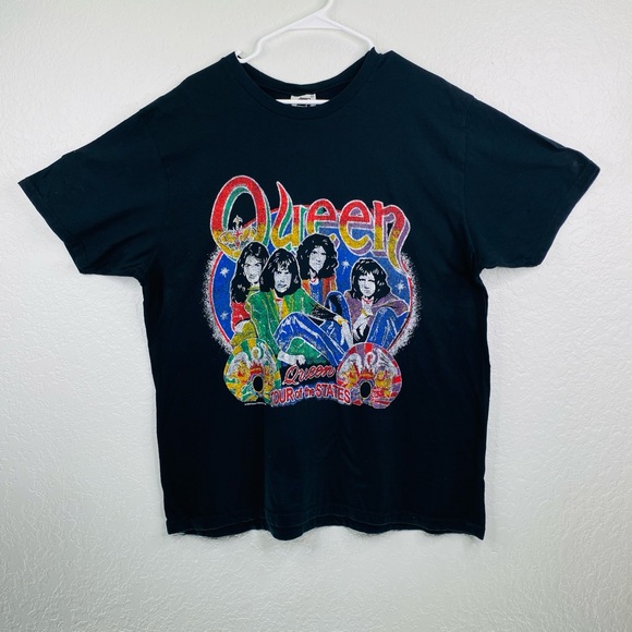 Queen Freddy Mercury Black Graphic Band T-Shirt North American Tour ‘05 XL - Picture 9 of 10
